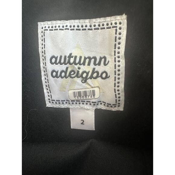 Autumn Adeigbo Womens Sierra Dress Size 2 Plaid Grunge Academia Preppy A-Line - Picture 10 of 16